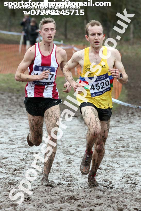 Senior mens 2018 British Inter Counties Cross Country Champs., Prestwold Hall, Loughborough. Photo: David T. Hewitson/Sports for All Pics